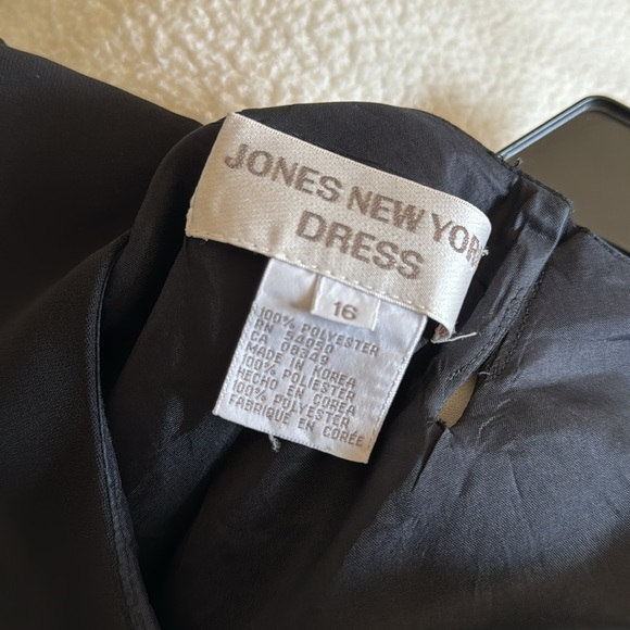 Jones New York dress Black women’s dress size 16 - Picture 7 of 7